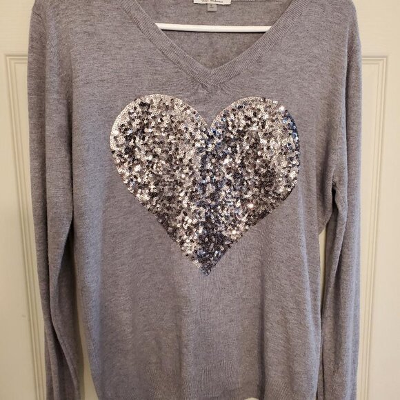 Vila Milano Sweaters - Sequin Hearts